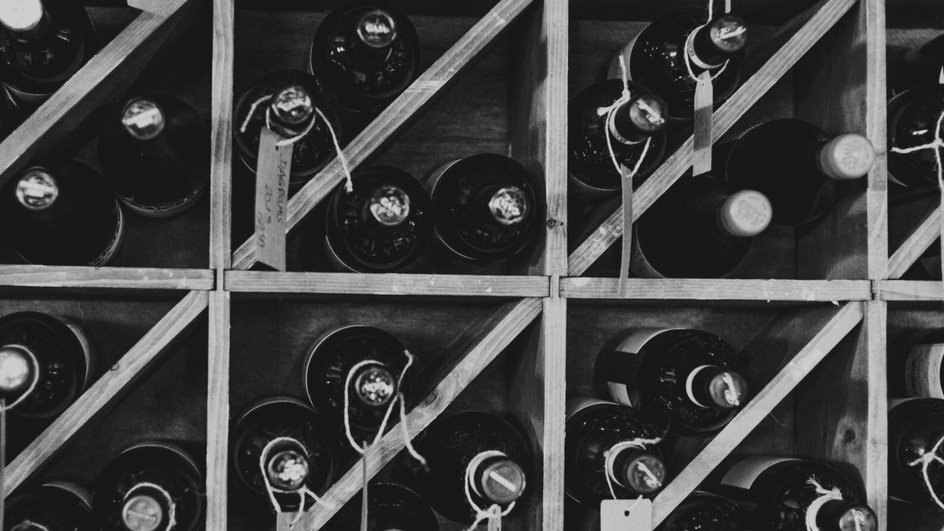 Bottles from the Yeti wine cellar